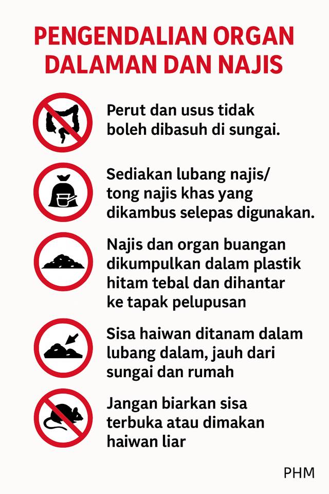 PHM shared the reasons why the river was not a place for the ‘cleaning’ of the victims