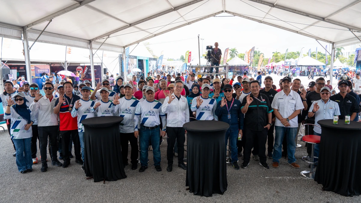 1,000 Pencarum Terima MYRIDERID Percuma, Inisiatif Perkasa Keselamatan Penunggang Motosikal